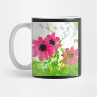 Three little windflowers Mug